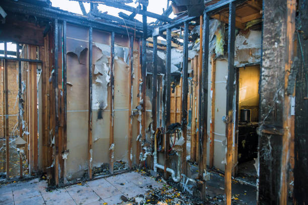 Professional Emergency Fire Cleanup technician working in Goshen, CA